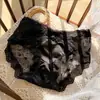 Renda francesa, calcinhas de renda leves, alta elasticidade, controle de barriga, levanta bumbum, sem costura, respirável, forro 100% algodão, calcinhas tipo biquíni femininas