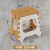 Taburete Plegable de Plástico con Logo Grabado Personalizado Portátil Estilo Camping al Aire Libre Mazar Taburete Pequeño para el Hogar Silla Pequeña para Niños