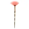 Novo Pincel Leque Grande Simples Pincel de Alto Brilho Pincel para Sobrepintura Iluminador Facial Pincel Macio Ferramenta de Maquiagem Flam
