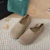 Zapatos planos retro sin cordones para mujer, nuevos zapatos de otoño 2026 de cobertura total estilo Birkenstock para mujer, mocasines para dama con suela blanda