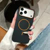 Aplicable a Apple 18promax Funda Magnética Mate para Teléfono iPhone17 Pintura en Spray Amigable con la Piel 16 Cubierta Protectora a Prueba de Caídas