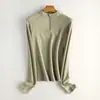 Camiseta Básica Antibacteriana para Mujer Yifeisi, Nuevo Cuello Alto Pequeño Otoño/Invierno, Se Puede Usar como Capa Interior o Exterior, Camiseta de Manga Larga Autocalentable para Mujer