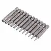 Ponta Torx T10-T40 sem furo ponta de chave de fenda sextavada 50/100/150mm ponta para parafusadeira elétrica
