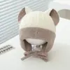 Gorro para Bebé Otoño e Invierno Nuevo Gorro de Punto Orejas de Elefante Niños y Niñas Gorro de Lana a Prueba de Viento Gorro para Niños Pequeños Protección para Orejas Moderno