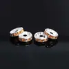 Anel Colorido de Diamante Cheio de Contas Espaçadoras de Diamante Pulseira Colar DIY Feito à Mão Rodinha Espaçadora Brilhante de Strass de Grau A Contas Espaçadoras de Rodinha Acessórios de Joia