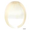 Flequillo de peluca en stock, pieza de extensión de cabello natural sin costuras con patillas, flequillo de aire largo tejido a mano en ambos lados de la peluca de fibra química