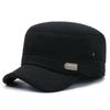 Nuevo Sombrero de Copa Plana para Hombre para Personas de Mediana Edad y Mayores, de Exterior, Combinable con Todo, Casual, Invierno, Engrosado, Cálido, Protección para los Oídos, Lana, Gorra de Pico de Pato