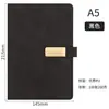 Set de Regalo de Cuaderno A5 con Logo Personalizado para Regalos de Oficina Empresarial, Cuero Suave Engrosado, Diseño de Alta Calidad y Cuaderno con Cierre de Hebilla