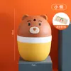 Lindo portalápices de tipo pulsador con temática de mascotas para uso doméstico, personalizado y creativo, adorable dispensador automático de palillos emergente, decoración de mesa de alto valor estético