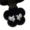 Pendientes de Encaje Hueco con Lazo Dulce para Mujer, Únicos y Delicados, Suaves y Sencillos, Pendientes Versátiles