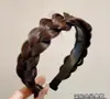 Diadema de Trenza Espiga, Diadema para Peluca, Diadema Trenzada Tejida a Mano, Natural sin Costuras, Realista, Diadema con Diseño Antideslizante