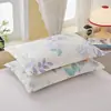 Funda de almohada de algodón un par de fundas de almohada de algodón tamaño pequeño una funda de almohada individual para dormitorio de estudiante individual 40x60