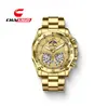 Reloj de Pulsera para Hombre de Alta Gama Estilo Ejecutivo Esqueleto Mecánico Falso Doble Tourbillon, Luminoso de Moda con Esfera Grande, Reloj de Cuarzo