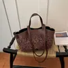 Bolsa de mão estilo retrô para mulheres, nova bolsa de ombro da moda 2026, bolsa tote tipo saco de grande capacidade para o dia a dia, moderna