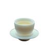 Juego de jade de cordero tallado porcelana blanca gota de rocío taza de té taza de té un juego de té kung fu taza pequeña alto valor de color taza transparente para maestro de té