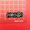 Cor Chanel Estilo Placa de Slogan DIY Acessórios de Plástico Headwear Hairpin Mobile Phone Case Hole Shoes Material Decorativo