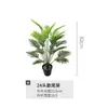 Plantas Verdes Simuladas de Venta Caliente Transfronteriza, Árboles Falsos de Girasol, Hojas de Hierro, Plantas en Maceta para Sala de Estar Interior, Bonsái de Decoración para Paisajismo