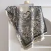 Chal Grande Estilo Chino Paisaje de Alta Gama Invierno Engrosado Bufanda Imitación Cachemir Versátil Bufanda Jacquard al por Mayor para Mujeres
