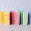 Molde de Silicona para Velas con Letras de Tira Larga, Cuadrado Simple, Difusor de Piedra de Aromaterapia, Venta al por Mayor, Estilo Ins