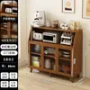 Aparador vitrina de té armario de cocina alacena mueble de almacenamiento para sala de estar mueble de almacenamiento de pared mueble de armario para bar de té