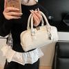 Nova Bolsa Pequena Texturizada Feminina Senmeng Verão Popular Bolsa Transversal Moda Super Popular Bolsa Portátil Almofada