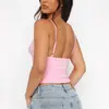 Kaikuo Estilo Y2K Europeo y Americano Transfronterizo Camisola Sexy de Encaje Camiseta Ropa para Mujer 2026 Verano Amazon Comercio Exterior Sitio Independiente