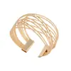 Pulsera Metálica Transfronteriza Europea y Americana Personalizada Mariposa Hojas Flores Geométrico Nicho Diseño de Alta Gama Abierta Ajustable