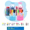 Domina los Bolígrafos de Spray de Acuarela de 24 Colores, Lavables, Bolígrafos de Spray de 12 Colores para Estudiantes de Primaria, Tinta Combinada Zw213 para Niños