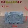 Quemador de Incienso de Piedra para Sitios de Sepultura, Quemador de Incienso de Piedra para el Festival Qingming al Aire Libre, Quemador de Incienso Sacrificial, Ofrendas para Tumbas, Recipiente de Tesoro de Piedra para Cementerios