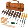 Comercio Exterior Amazon Más Vendido Exportación Europea y Americana Juego de Cuchillos de Talla para Carpintería Cuchillo de Talla de Madera de Durazno Hecho a Mano de Lujo Juego Completo