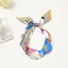 Correas de Bufanda de Seda para Bolsos, Souvenirs, Accesorios de Bufandas de Seda Largas y Pequeñas, Cintas para el Cabello, Estampado de Bolsos, Bufandas y Cintas Decorativas