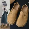 Zapatos cerrados para mujer Birkenstock, nueva colección otoño 2026, estilo sin cordones, suela gruesa, mocasines que aumentan la altura, zapatos de pesca Birkenstock