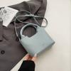 Bolso de Hombro Cruzado Versátil de Moda para Mujer 2025 Nuevo Verano Estilo Coreano Bolso Balde de Mano