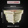Molde de Vaso de Flor Hexagonal Produto de Cimento Plástico Modelo de Paisagem DIY Concreto Molde Grande e Extra Grande