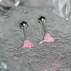 Amor clavo de lengua anillo de lengua de acero inoxidable acero de titanio perforado decoración de lengua caliente europea y americana joyería de perforación al por mayor