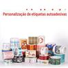 Adesivos de nome à prova d'água personalizados do lote adesivos de vedação de etiquetas de vedação de etiquetas LOGO impressão de etiquetas