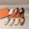 Zapatos de Entrenamiento Alemanes de Cuero Genuino Marca H Versión Alta de Guangzhou Zapatos Casuales Planos para Mujer Zapatos Deportivos de Moda Cómodos