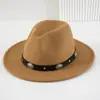 Chapéu de Cowboy Estilo Étnico, Aba Larga Ocidental, Cinto com Rebite em Forma de Flor, Chapéu de Sichuan, Chapéu de Viagem, Estilo Francês Feminino