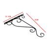 Balcón Hierro Forjado Estante para Flores Gancho para Maceta Colgante Jardín Estante de Pared Soporte Colgante para Orquídeas Suculenta Exterior Estilo Pastoral
