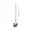 Colher Redonda Pequena de Aço Inoxidável 304 7,5cm Colher de Tempero Colher de Café Ninho de Pássaro Sobremesa Sorvete