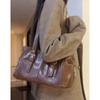 Bolsa Feminina de Ombro Único de Grande Capacidade de Valor Elevado Estilo Ins 2025 Primavera Nova Bolsinha de Braço para o Dia a Dia