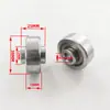 Tira de Rodillo Metálico de Flujo de Alta Resistencia de Acero Inoxidable Rodillo Galvanizado con Recubrimiento de Poliuretano Rodamiento Cron