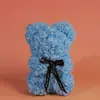 Oso de Rosas de 25 cm Regalo para el Día de San Valentín, Día de la Madre, Cumpleaños Admite Procesamiento Personalizado Arte Floral Flores Eternas Flores Hechas a Mano