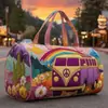2026 Nova Bolsa de Viagem Casual Fashion Estampada Transfronteiriça para Curta Distância Bolsa Multifuncional Esportiva para Fitness