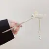 Nuevo Estilo Chino Simple Elegante Moderno Diseño de Nicho Sentido de Alta Gama Metal Inserto para el Cabello Pasador de Pelo Tocados para Mujer Pasador con Sentido Fresco