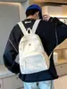 Mochila Simples Leve Masculina e Feminina Portátil para Viagem Bolsa para Computador Grande Capacidade Casual para Estudante Universitário Mochila Escolar