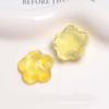 Estilo Coreano Dulce Fantasía Onda de Agua Brillo Flor Flor Parche de Resina DIY Pendientes Accesorios para Tocados Funda de Teléfono Móvil