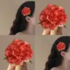 Nuevo Clip Pinza para el Cabello Flor de Peonía Retro de Simulación Clip Pinza Accesorios para Fotos Flor para la Cabeza Estilo Antiguo Headdress Hanfu Accesorios para el Cabello