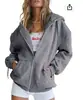 Comercio Exterior Transfronterizo Amazon Aliexpress Sudadera con Capucha Chaqueta Sudadera Casual con Cordón Cremallera Sudadera con Capucha con Bolsillo