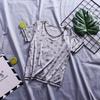 Roupa de Casa Infantil de Modal Top Verão Fino Roupas de Ar Condicionado para Meninos Bebê Menino Pequeno Menino Grande Pijama de Manga Curta